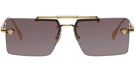 versace rimless mens sunglasses|versace glasses frames for men.